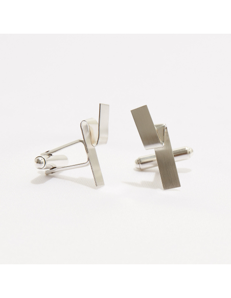 IMPERFECT BAND cufflinks Minimalist, handcrafted - Monom