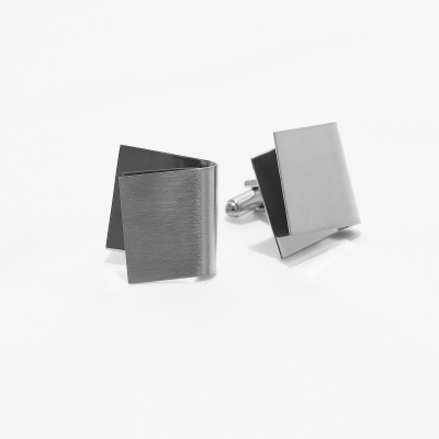 Butoni IMPERFECT FOLDED Minimal, realizati manual - Monom