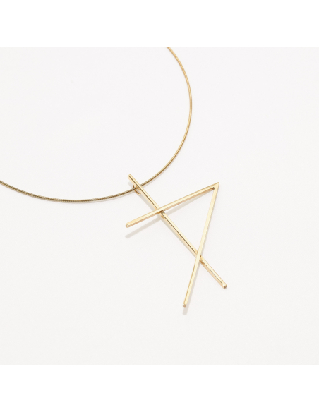 Colier ALPHABET RHYTHM Minimal, realizat manual. - Monom