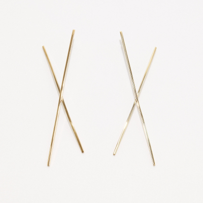 Cercei ALPHABET X Minimal, realizat manual. - Monom