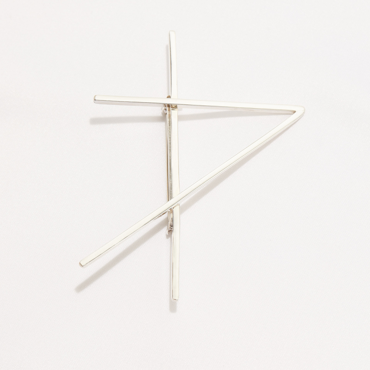 ALPHABET RHYTHM brooch Minimalist, handcrafted - Monom