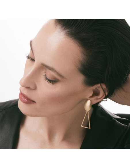 RHEA earrings Minimalist, handcrafted - Monom