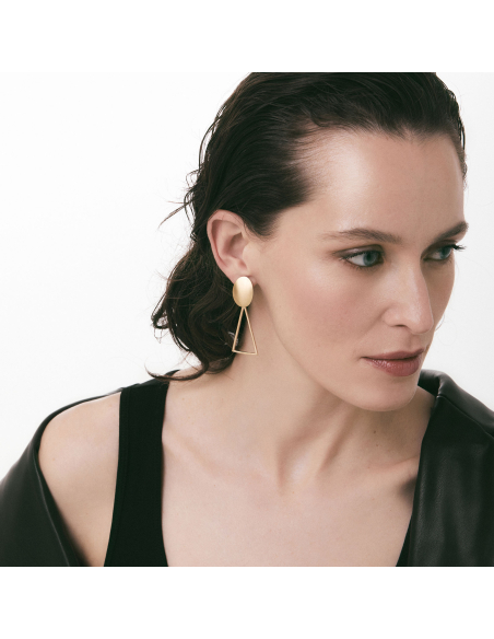 RHEA earrings Minimalist, handcrafted - Monom