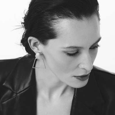 HERA earrings Minimalist, handcrafted - Monom 2