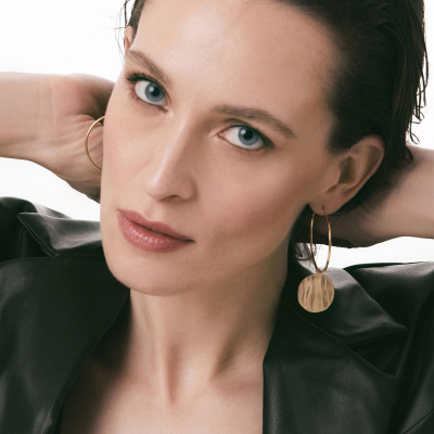 Cercei ONDA Minimal, realizati manual. - Monom