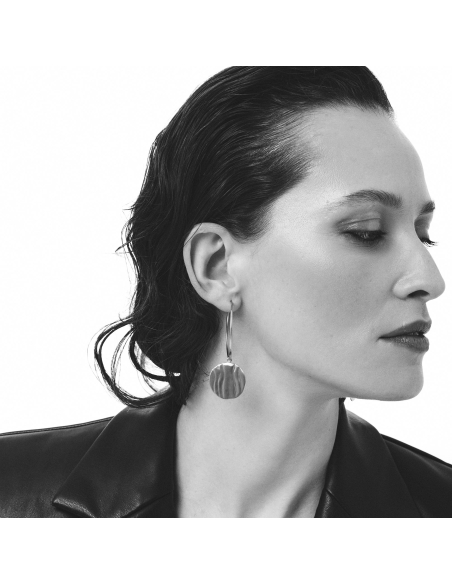 ONDA  earrings Minimalist, handcrafted - Monom