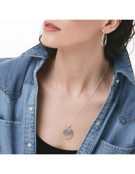 Colier ONDA design minimal, realizat manual. - Monom