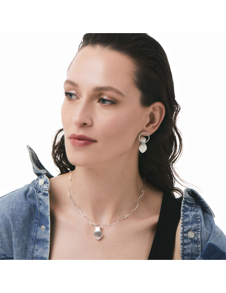 Colier AURA design minimal, realizat manual. - Monom