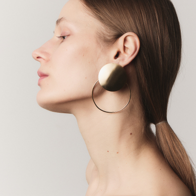 Bendis Double Circle Earrings