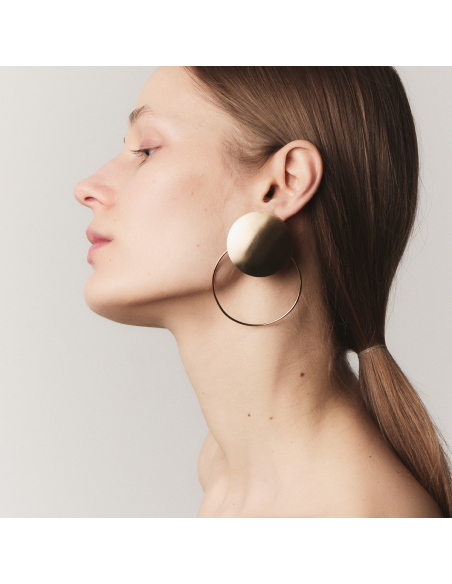 Bendis Double Circle Earrings