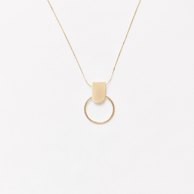 PLATTITUDE SQUARE Small Minimal Choker, Handmade by Monom