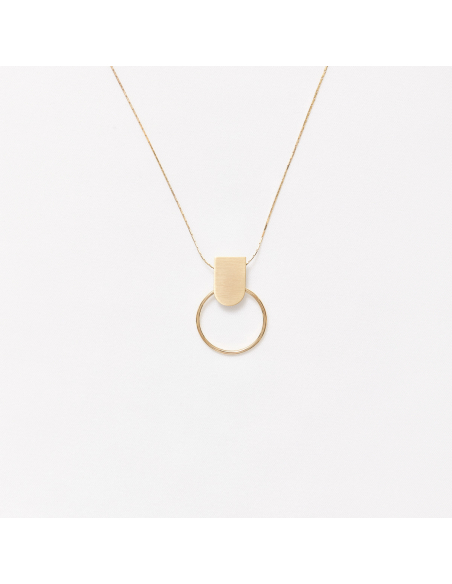 Colier PLATTITUDE combo small Minimal, realizat manual. - Monom