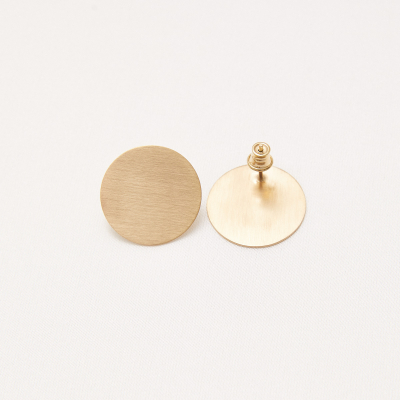 PLATTITUDE earrings Minimalist, handcrafted - Monom 2