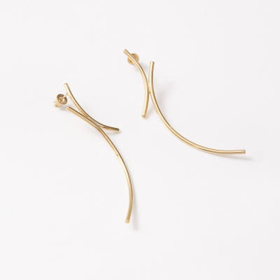 GAIA Minimal Earrings, Handmade by Monom