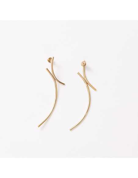 GAIA Minimal Earrings, Handmade by Monom