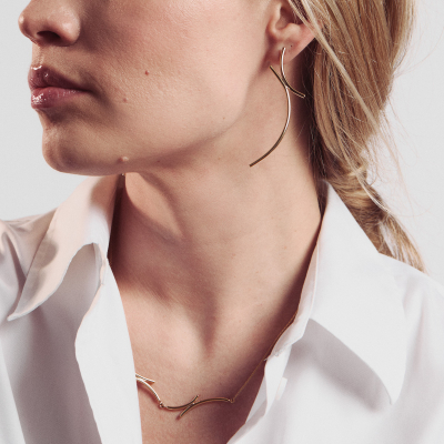 GAIA Minimal Earrings, Handmade by Monom 2