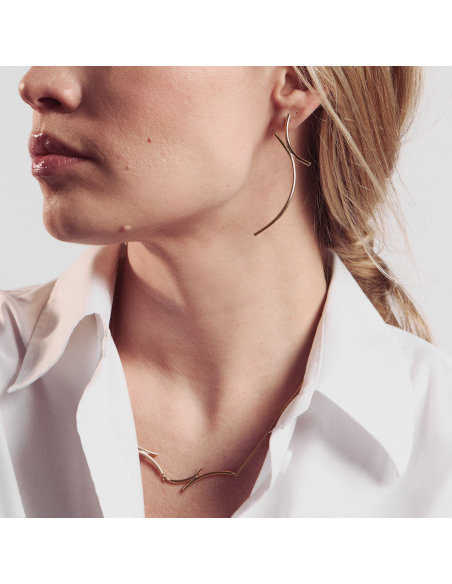 GAIA Minimal Earrings, Handmade by Monom