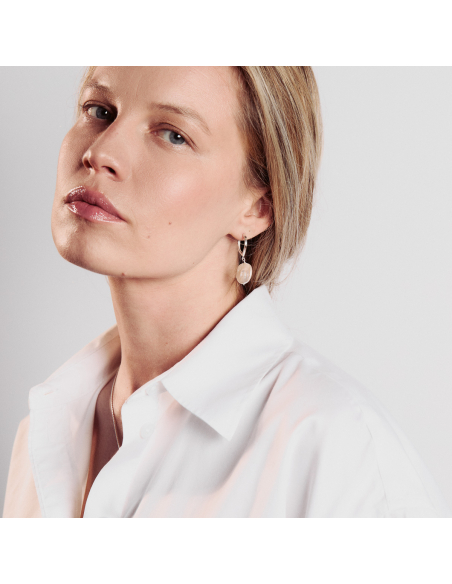 Caliope Lush Minimal Earrings, Handmade by Monom