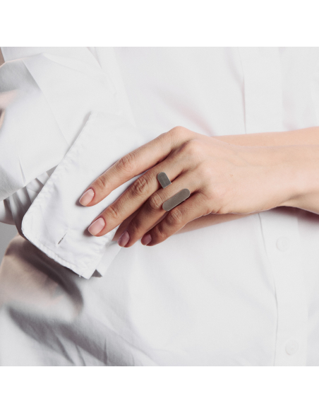 TRIOVALE ring Minimalist, handcrafted - Monom