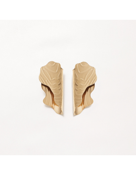 IRIDEA SMALL TEXTURED EARRINGS