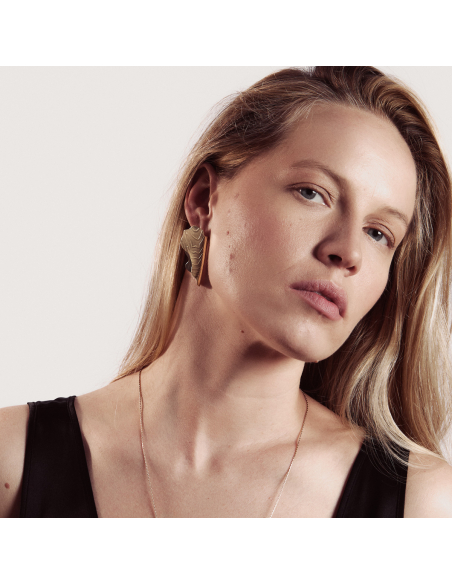 IRIDEA SMALL TEXTURED EARRINGS