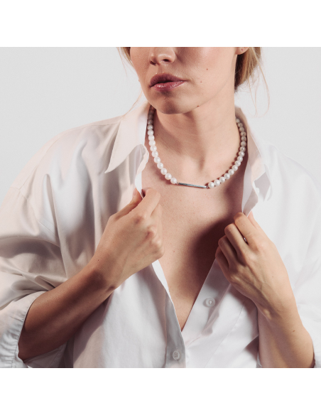 LINIA small Minimal Necklace, Handmade by Monom