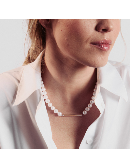 LINIA small Minimal Necklace, Handmade by Monom