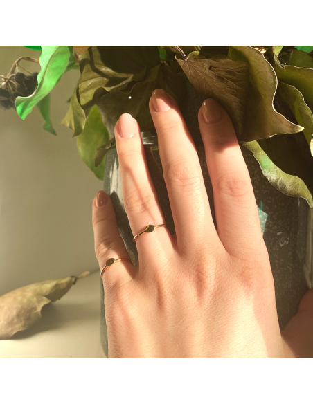 MINIM Oval Minimal Ring - Handmade by Monom