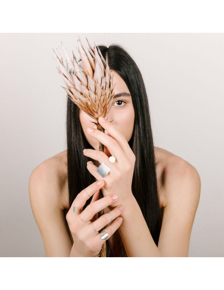 PLATTITUDE DOUBLE ring Minimalist, handcrafted - Monom