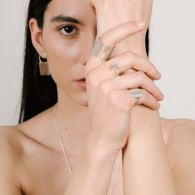 PLATTITUDE CIRCLE ring Minimalist, handcrafted - Monom 2