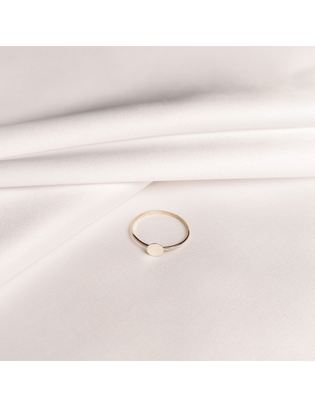 Inel MINIM oval Minimal, realizat manual. - Monom