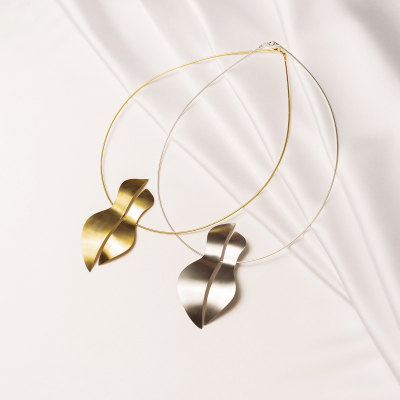 FORMA necklace Minimalist, handcrafted - Monom 2