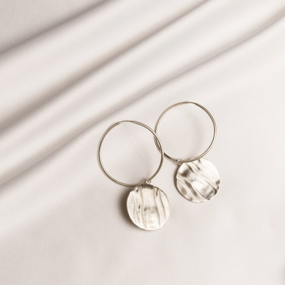 ONDA  earrings Minimalist, handcrafted - Monom 2