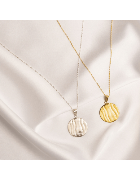 Colier ONDA design minimal, realizat manual. - Monom