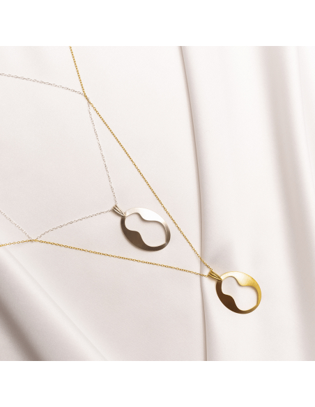 Colier CASCARA design minimal, realizat manual. - Monom