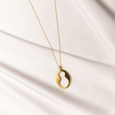 Colier CASCARA design minimal, realizat manual. - Monom 2