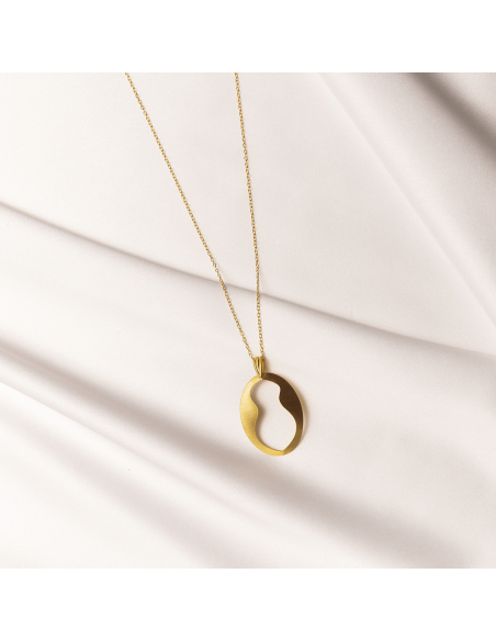 Colier CASCARA design minimal, realizat manual. - Monom