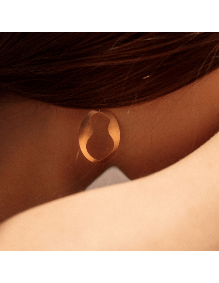 Cercei CASCARA Minimal, sculpturali, realizati manual - Monom