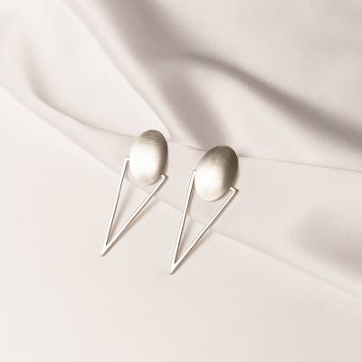 RHEA earrings Minimalist, handcrafted - Monom