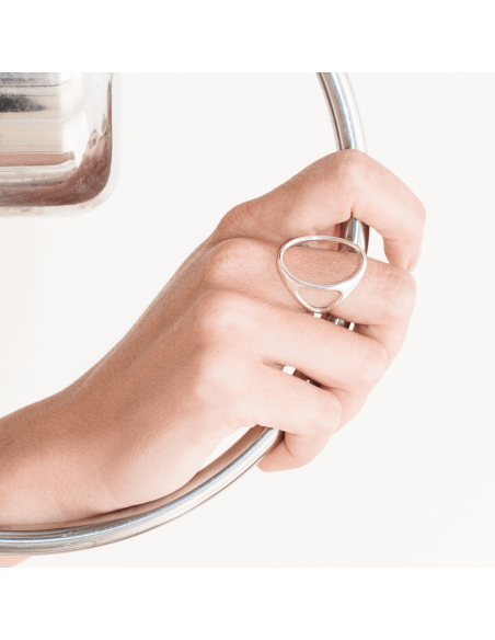 TRIOVALE ring Minimalist, handcrafted - Monom