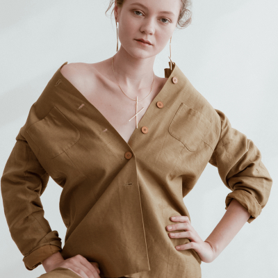 Colier ALPHABET X Minimal, realizat manual. - Monom