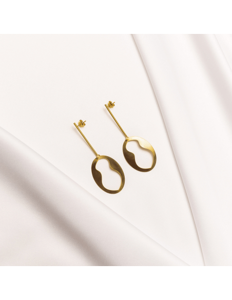 Cercei CASCARA Minimal, sculpturali, realizati manual - Monom